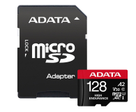 Karta pamięci Adata 128GB microSDXC HIGH Endurance UHS-I U3 V30S AUSDX128GUI3V30SHA2-RA1
